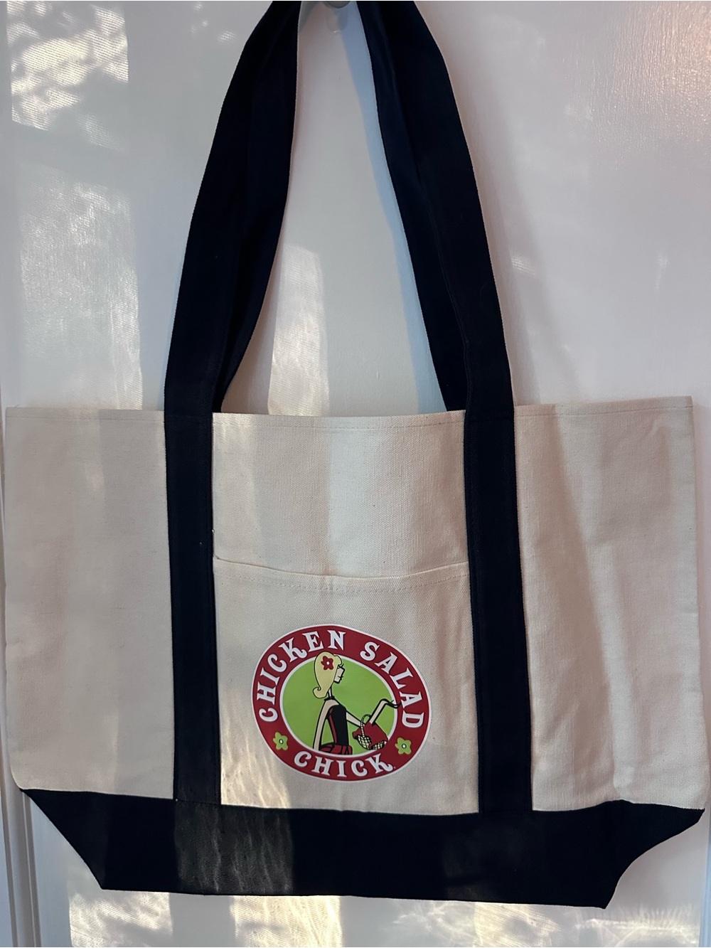 Chicken Salad Chick canvas tote